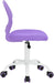 Purple Swivel Chair for Teen Home Office