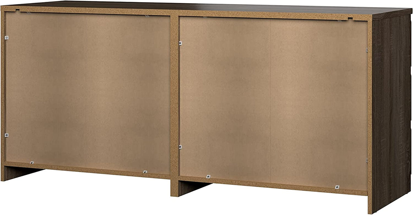 Truffle 6 Drawer Double Dresser