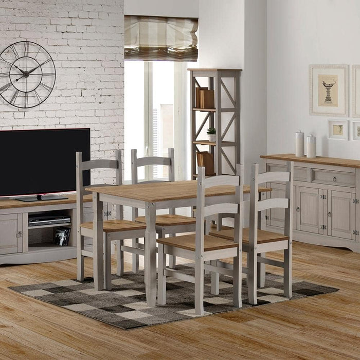 Gray Wood Dining Table Corona