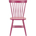 American Homes Collection Raspberry Pink Spindle Side Chair, Set of 2