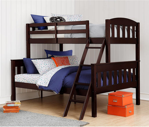 Twin Low Bunk Bed with Storage Drawers, Gray