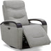 Fabric Power Swivel Glider Rocker Recliner Chair (Light Grey)