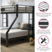Twin Xl/Queen Bunk Bed, Sandy Black