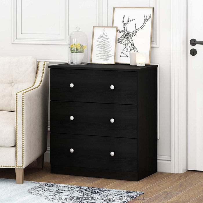 Blackwood 3-Drawer Simple Dresser