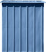 Classic Steel Storage Shed, 6X5, Blue Grey