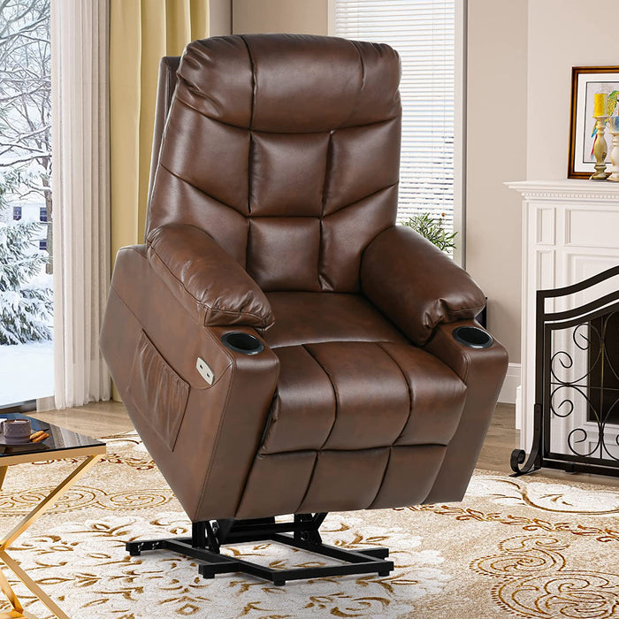 Electric Power Lift Recliner Chair with Massage and Heat