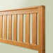 Wood Platform Bed Frame, Rustic Pine Headboard