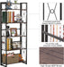 5-Shelf Folding Bookcase for Any Room