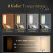 Floor Lamp with Remote Control LED 4 Color Temperature