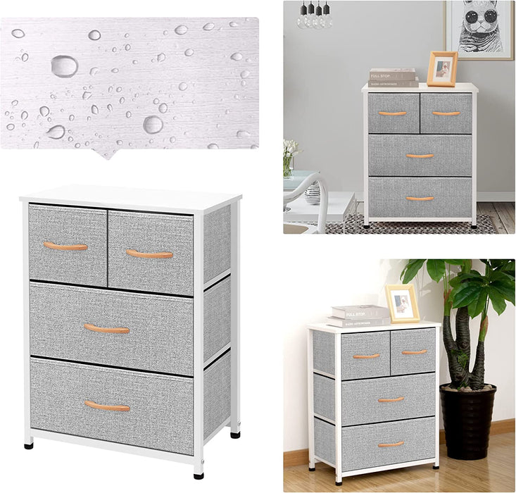 Large Light Grey Standing Chest