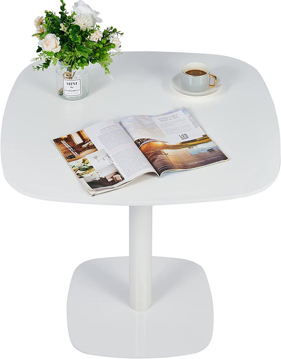 Modern White Tulip Dining Table, 32 Inch
