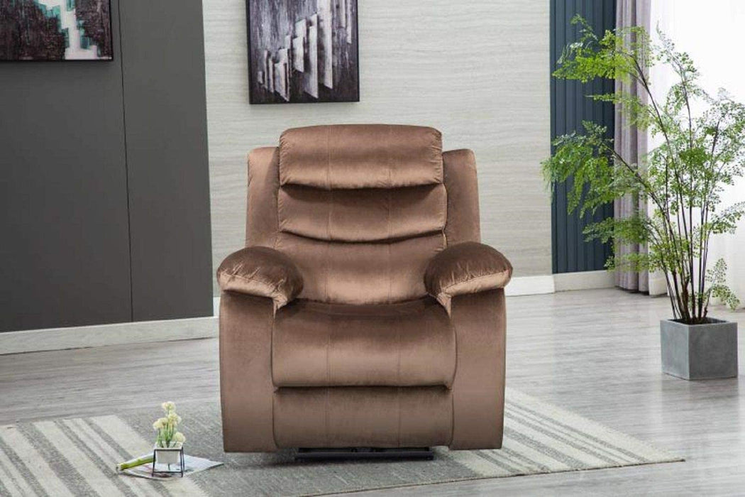 Power USB Port Electric Recliner Chair, Brown