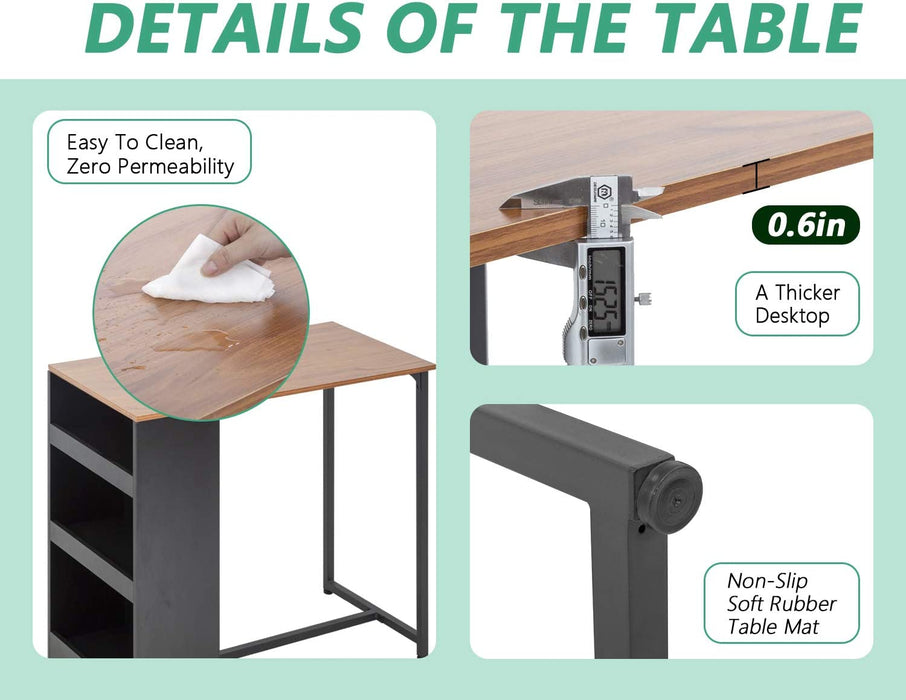 Dining Room Table Set for Small Spaces, 2 People