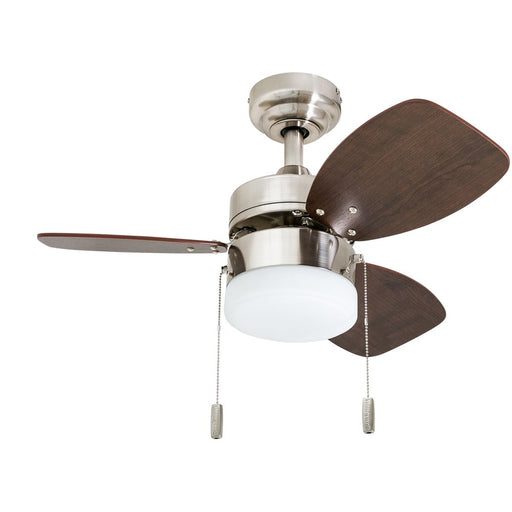Honeywell Ocean Breeze 30-Inchbrushed Nickel Small 3 Blade LED Ceiling Fan with Light