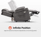 Lay Flat Lift Recliner with Power Headrest