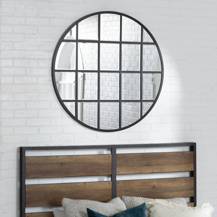 Beveled Edge Window Pane Mirror