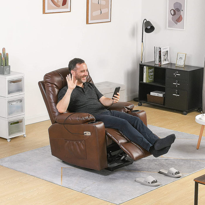 Electric Power Lift Recliner Chair with Massage and Heat