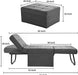 Multi-Functional Ottoman Sleeper Bed for Small Spaces