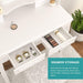 White Bedroom Makeup Table Set