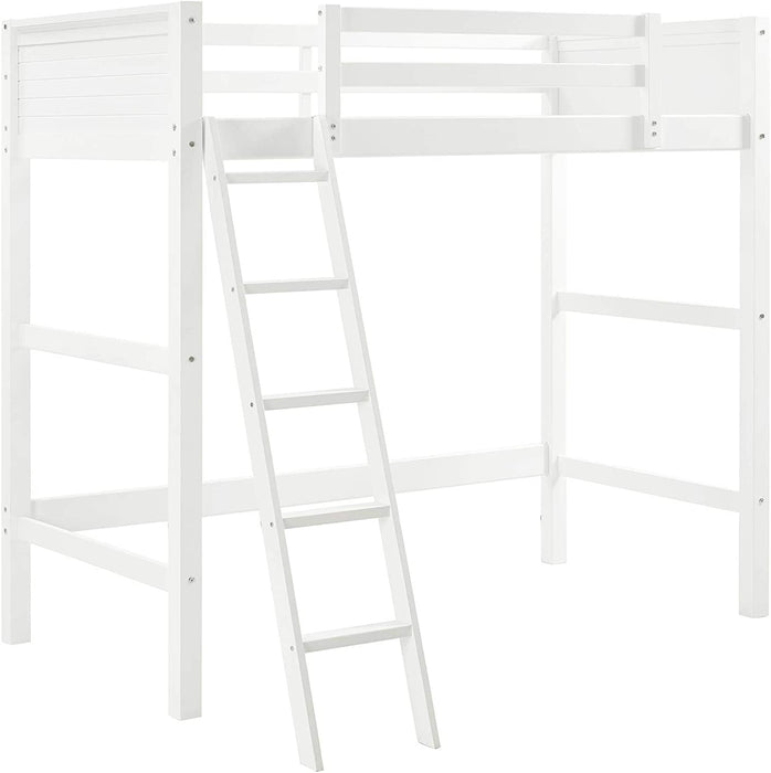 Wood Loft Style Bunk Bed, Twin