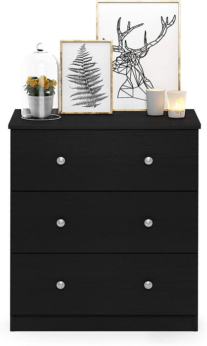 Blackwood 3-Drawer Simple Dresser