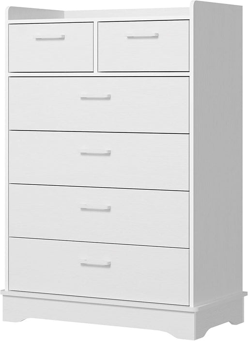 Vertical 6 Drawer Dresser, Wooden Storage