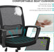 Ergonomic Mesh Office Chair with Armrests and Wheels