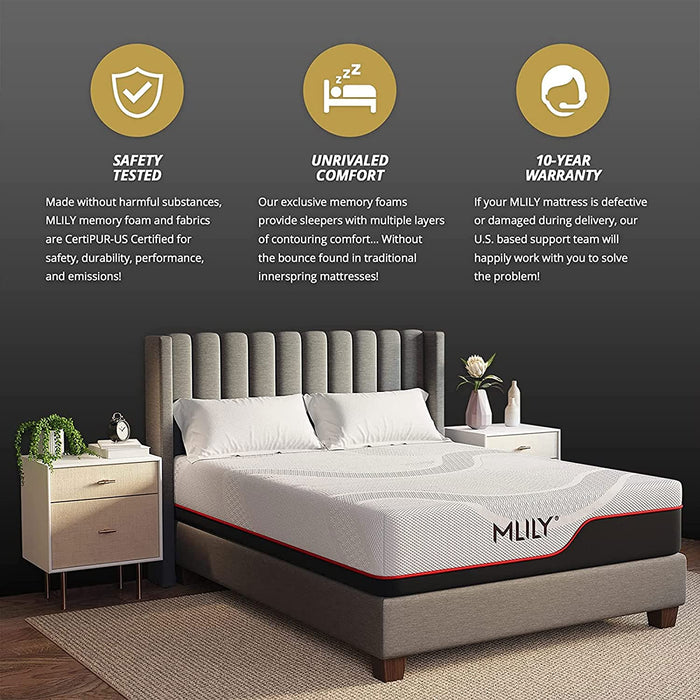 King Memory Foam Mattress, 12 Inch, Medium Plush