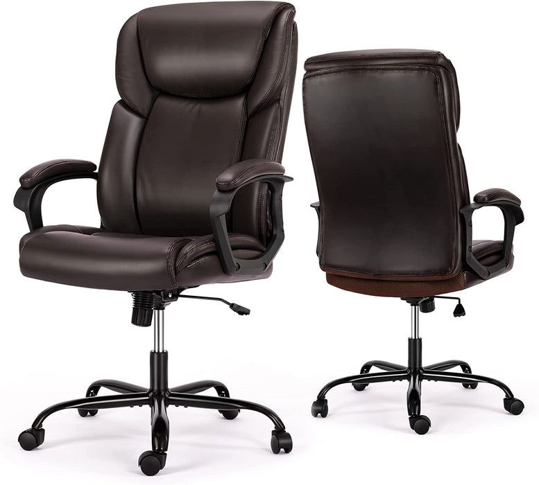 Ergonomic High-Back Office Chair with Adjustable Features