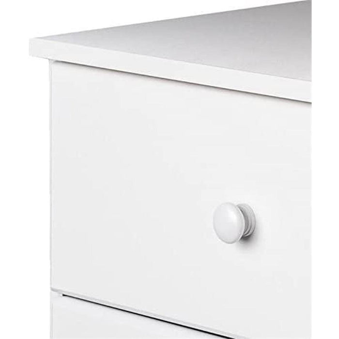 Astrid 6-Drawer Double Dresser, White