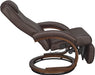 RV Euro Chair Recliner Modern Design, Mahogany