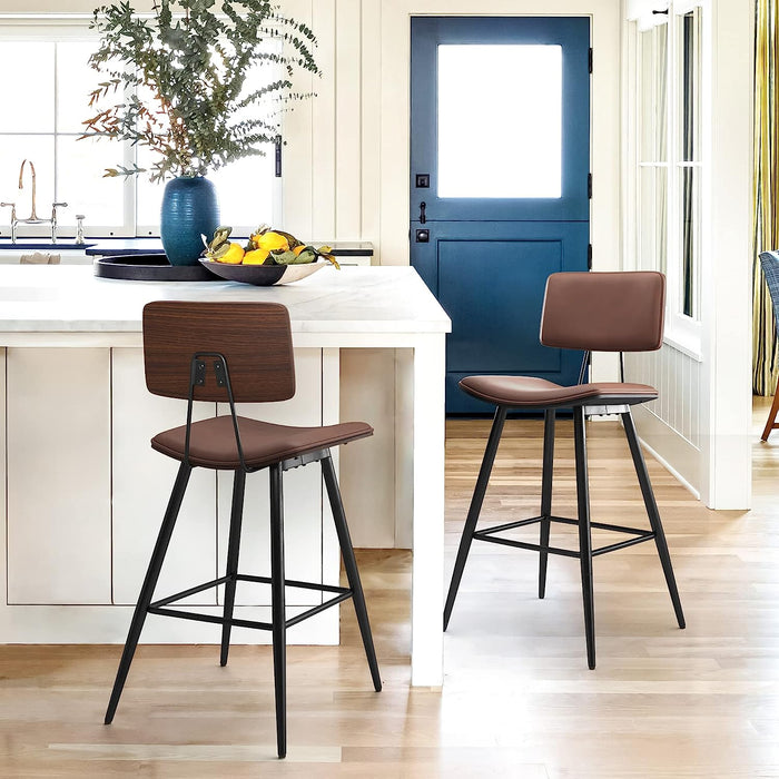 Bentwood Counter Height Bar Stool Set of 2