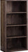 Adjustable 3-Shelf Bookcase - 48”H (Brown)