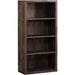 Adjustable 3-Shelf Bookcase - 48”H (Brown)
