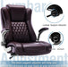 Ergonomic Executive Office Chair with Adjustable Features