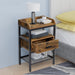 Industrial 3-Tier Nightstand Set