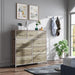 Fabric Storage Tower with 9 Drawers, Greige