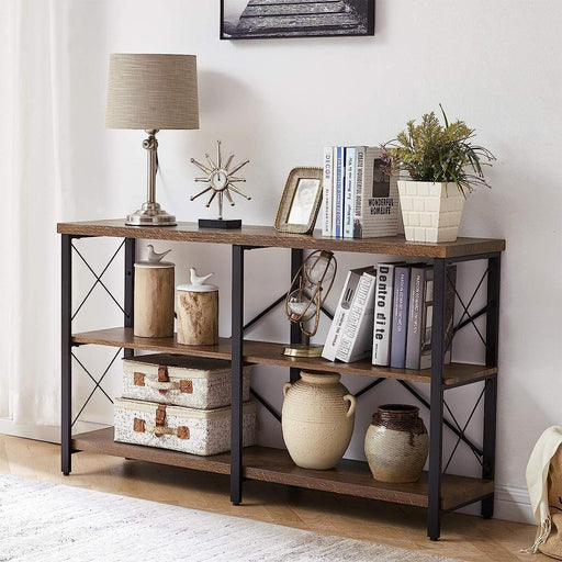 3-Tier Rustic Console Table for Entryway/Living Room
