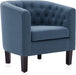 Elegant Navy Blue Accent Chair for Living Room