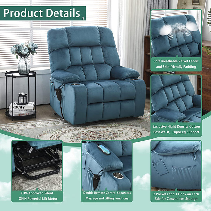 Lift Recliner Chair for Big and Tall Pregnant Woman