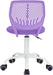 Purple Swivel Chair for Teen Home Office