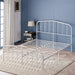 White Twin Metal Platform Bed Frame W/ Steel Mattress Foundation