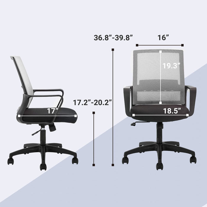 Ergonomic Mesh Office Chair with Lumbar Support