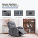 Electric Power Lift Recliner with Vibration Massage and Heat