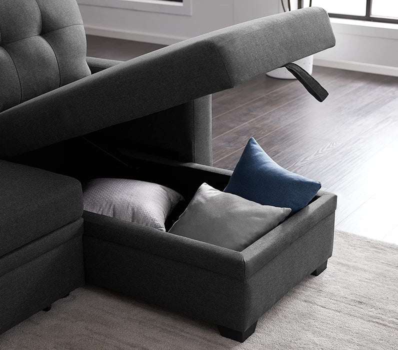 Dark Gray Mandy Sofabed by Devion Furniture