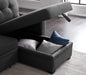 Dark Gray Mandy Sofabed by Devion Furniture