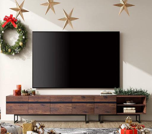 Sleek 100 Inch TV Stand with Storage