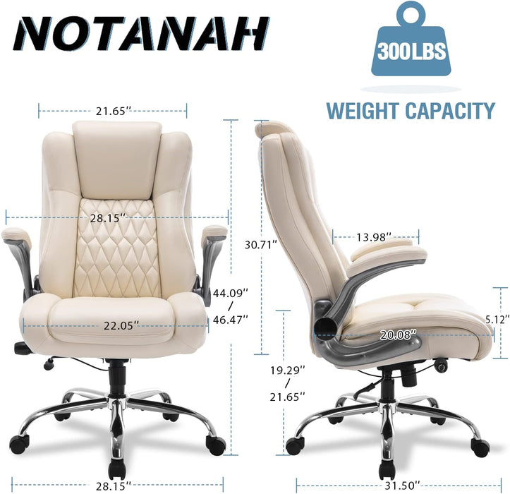 Ergonomic Executive Office Chair with Adjustable Features