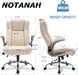 Ergonomic Executive Office Chair with Adjustable Features