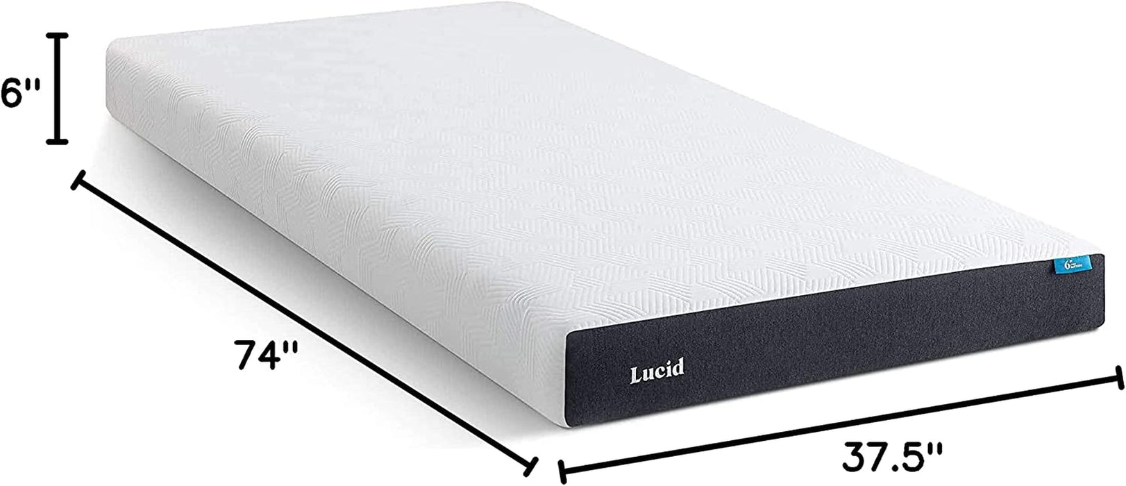 Firm Gel Memory Foam Twin Mattress